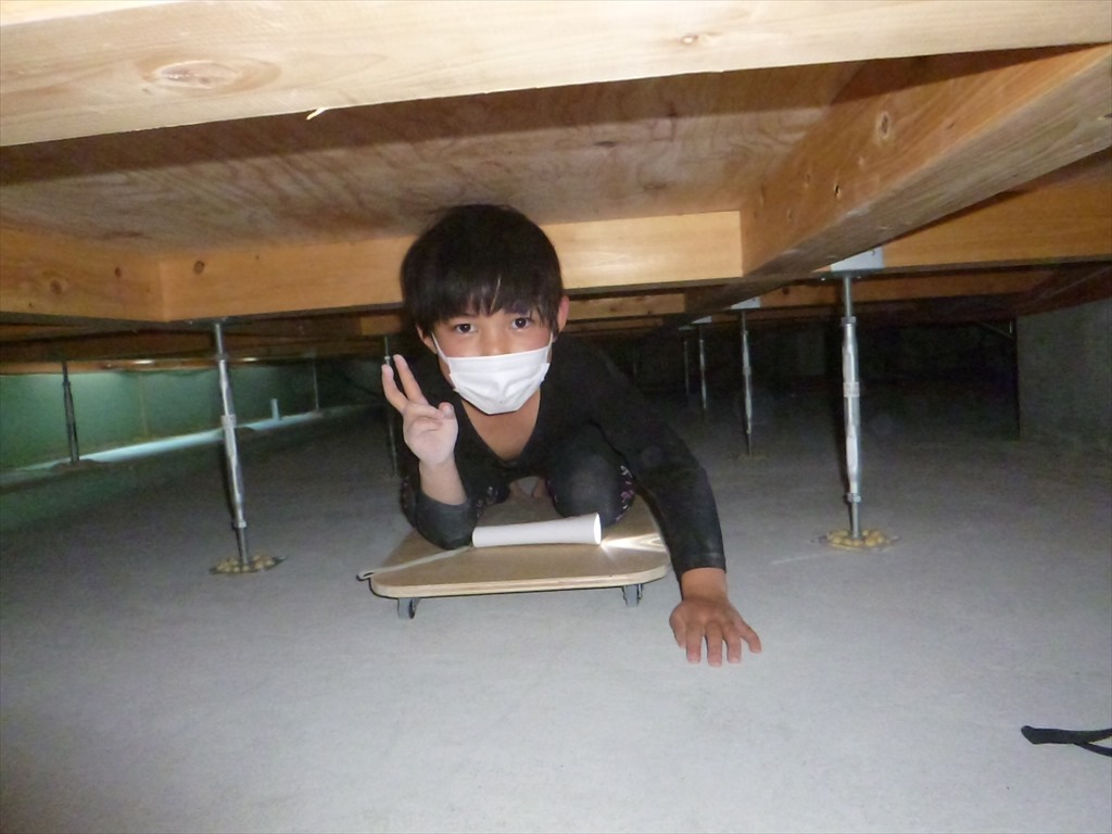 床下エアコン 床下空間掃除 楽しい設計と家づくりの日々 Sekio S Blog