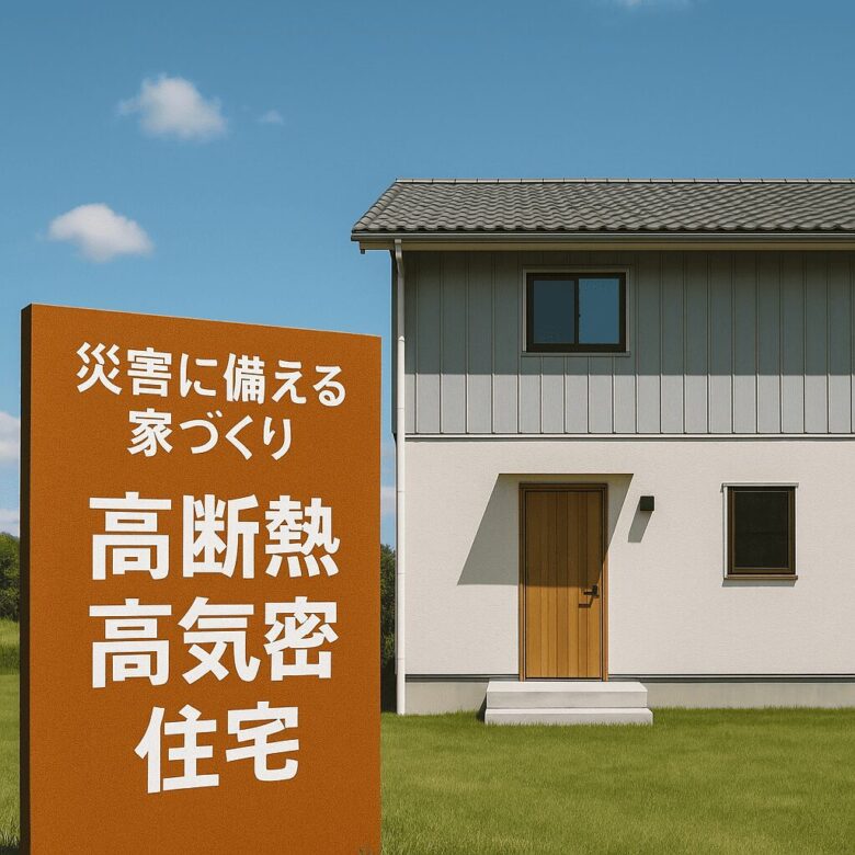 災害に備える家づくりに必要な高断熱高気密住宅について