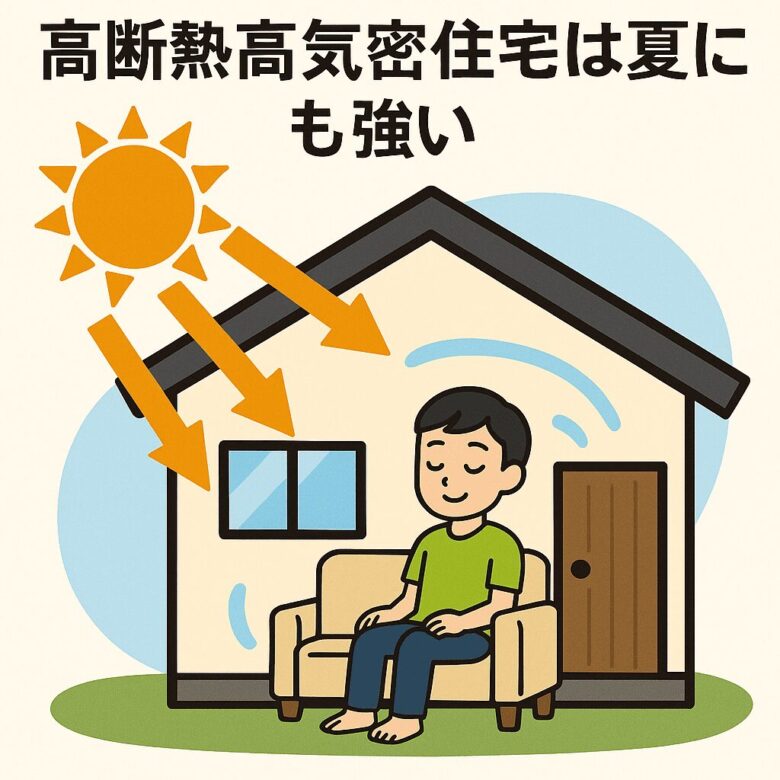 高断熱高気密住宅は夏にも強い