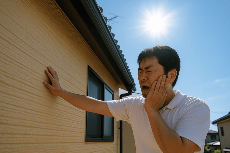 夏の住宅は屋根や壁が太陽に照り付けられて、火傷しそうなくらい熱くなります