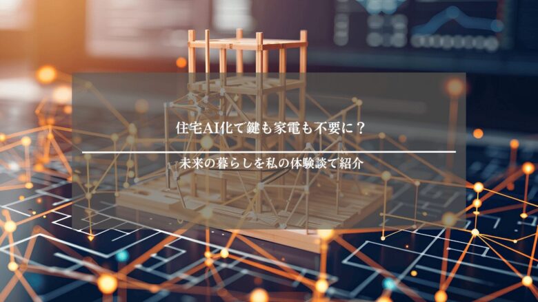住宅AI化で鍵も家電も不要に？未来の暮らしを私の体験談で紹介