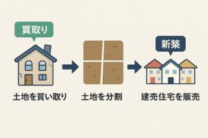 建売ビジネスモデルの流れ