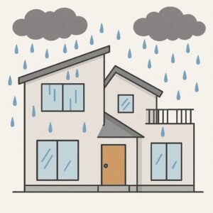 雨漏りリスクが高い家の特徴 