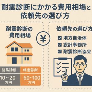 耐震診断にかかる費用相場と依頼先の選び方 
