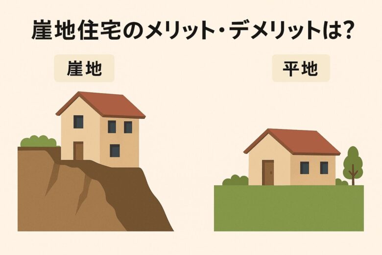 崖地と平地の違い