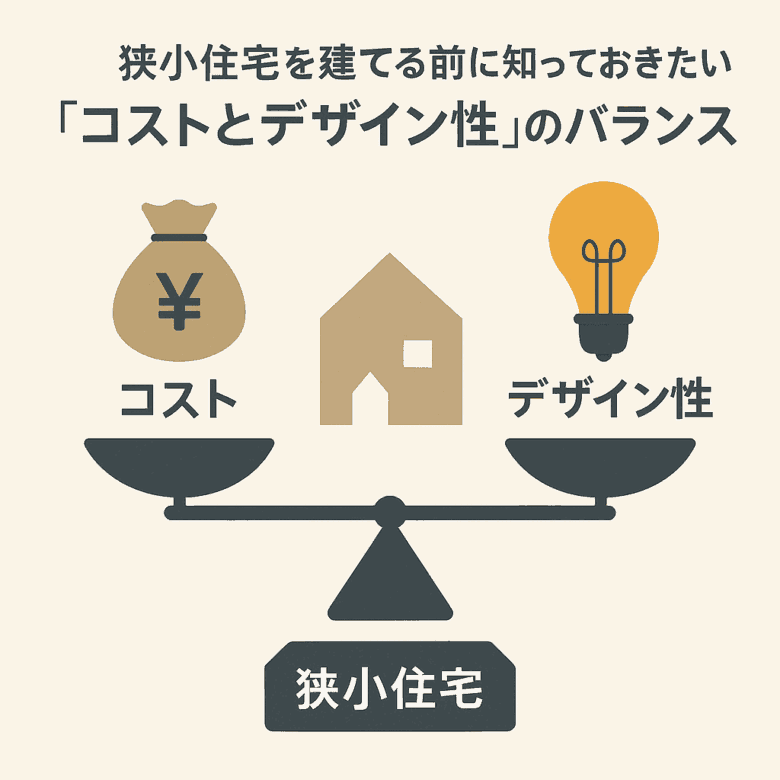 狭小住宅を建てる前に知っておきたい「コストとデザイン性」のバランス
