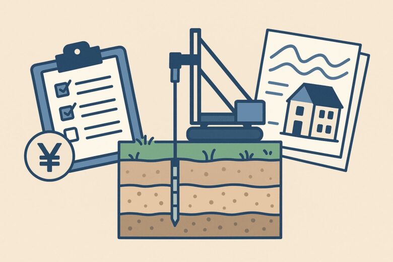 地盤調査の中身とは?内容と費用の内訳を解説