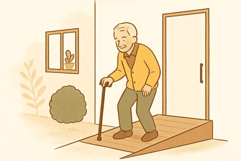 段差をなくして、つまずきを予防 