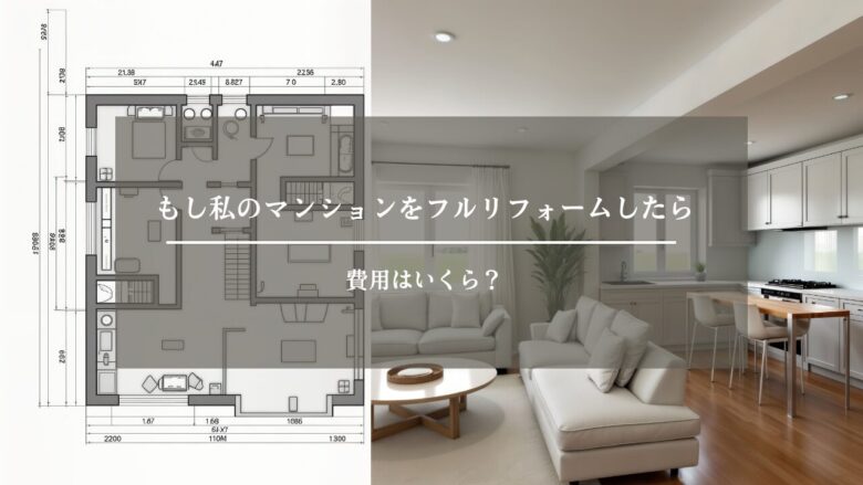 もし私のマンションをフルリフォームしたら費用はいくら?