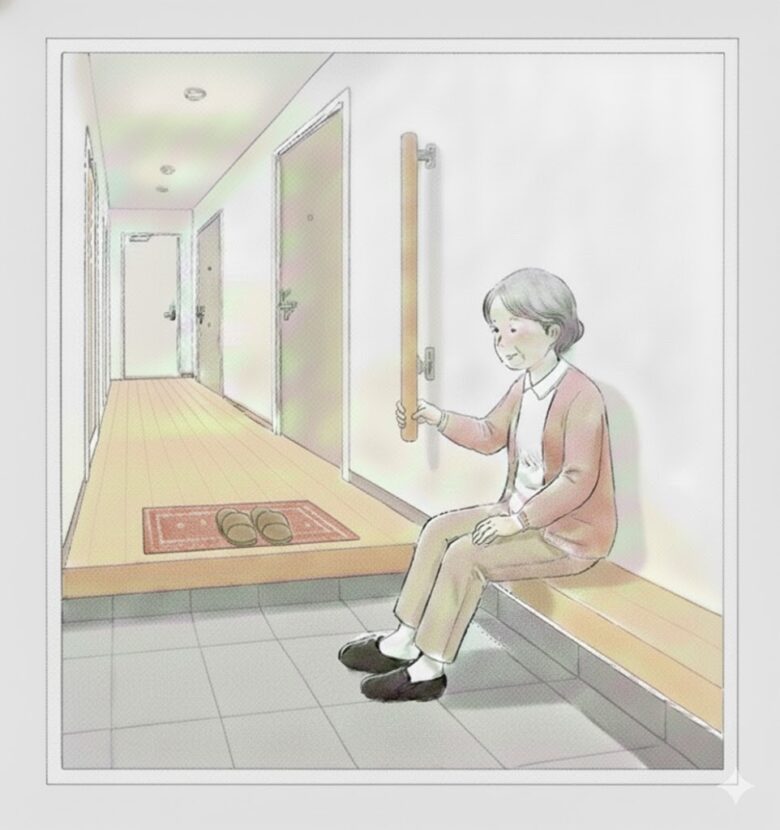 マンション手摺イラスト