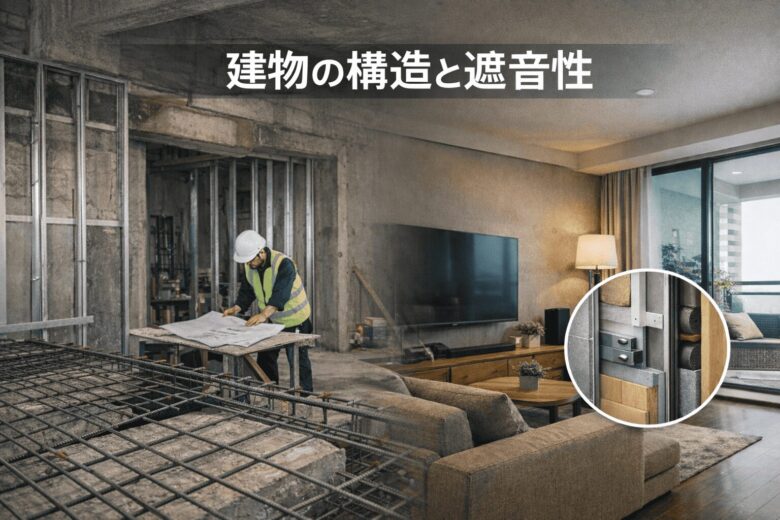 建物の構造と遮音性
