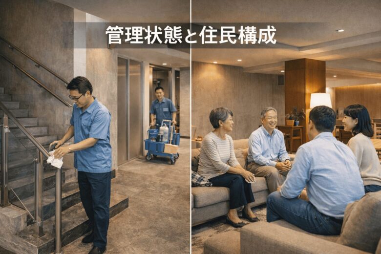 管理状態と住民構成